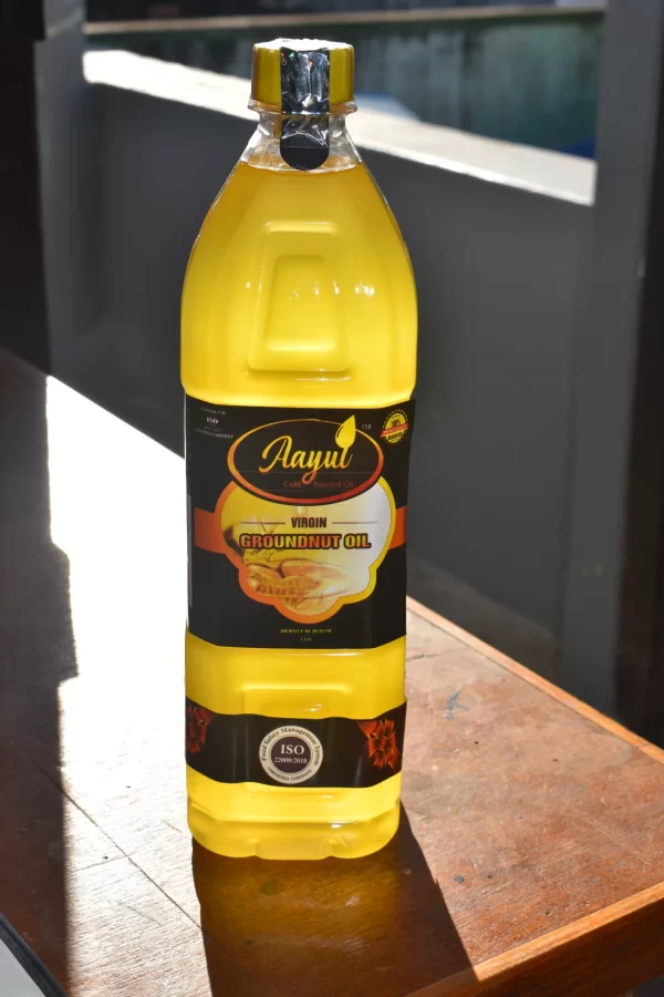 Wood Pressed Groundnut Oil - மரச்செக்கு நிலக்கடலை எண்ணெய்