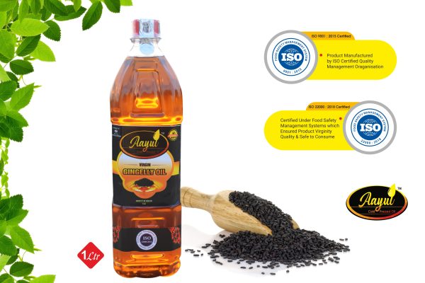Wood Pressed Sesame Oil - மரச்செக்கு எள்ளெண்ணெய்