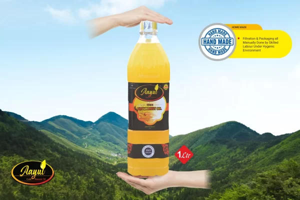 Wood Pressed Groundnut Oil - மரச்செக்கு நிலக்கடலை எண்ணெய்