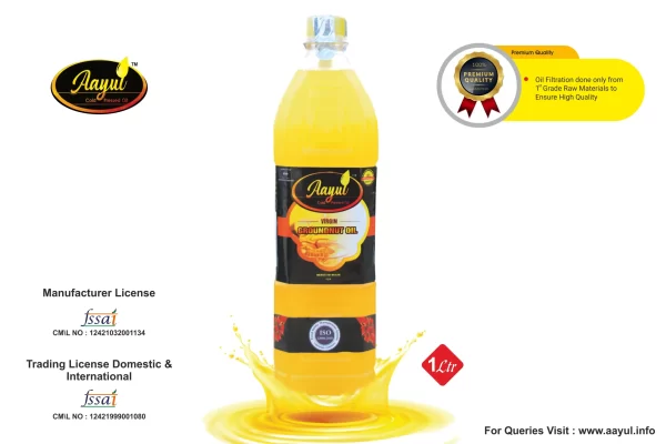 Wood Pressed Groundnut Oil - மரச்செக்கு நிலக்கடலை எண்ணெய்