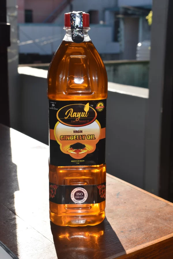 Wood Pressed Sesame Oil - மரச்செக்கு எள்ளெண்ணெய்